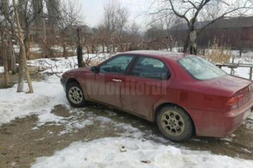 Autoturismului marca Alfa Romeo confiscat de lucrătorii vamali în aprilie 2013