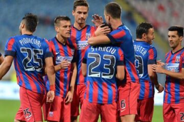 Formația Steaua a terminat la egalitate, sâmbătă seară, în deplasare, scor 1-1, cu echipa Corona Brașov FOTO: Răzvan Păsărică
