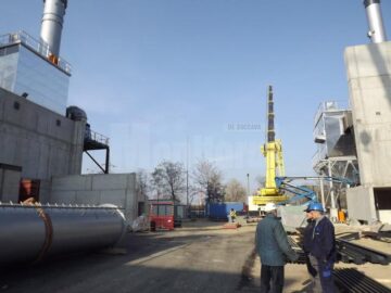 Lucrarile la noua centrala vor continua până in primăvară, dar toate unitatile de producție vor fi pornite de anul acesta