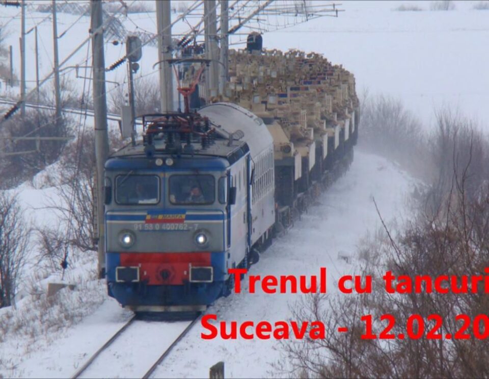 Încă un transport de tancuri americane a tranzitat Suceava
