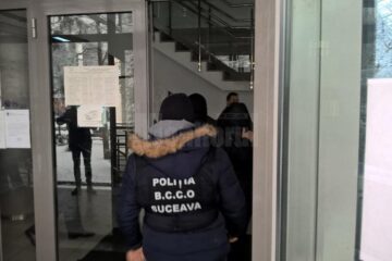 Polițiștii BCCO Suceava au descins ieri la Dumbrăveni