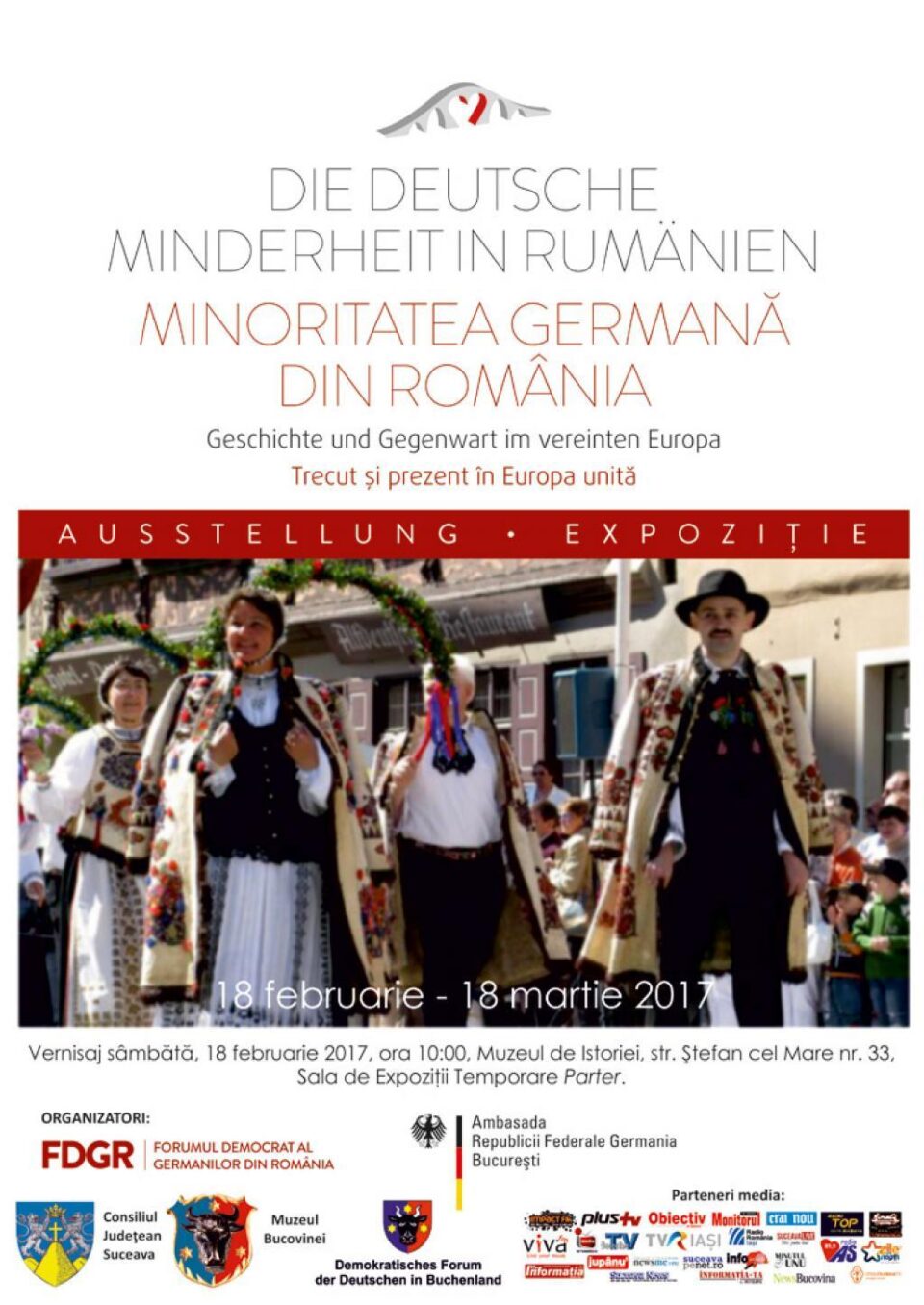 Expoziția „Minoritatea germană din România. Trecut și prezent în Europa unită”, la Muzeul de Istorie