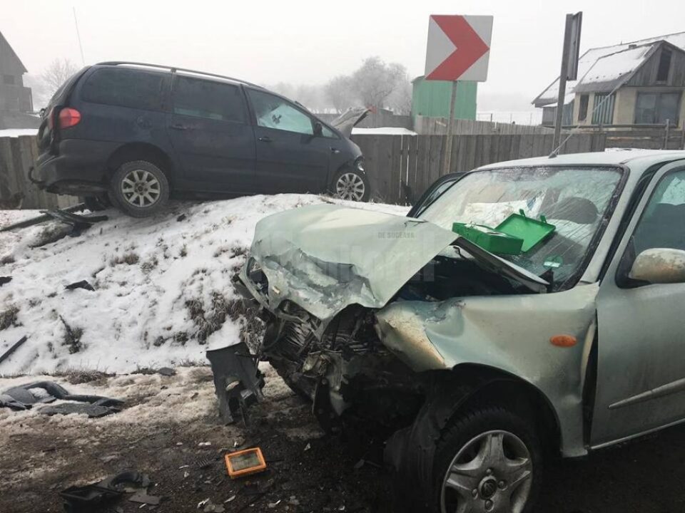 Accident rutier în localitatea Boroaia
