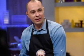 George Topârceanu la emisiunea-concurs "Chefi la cuțite"