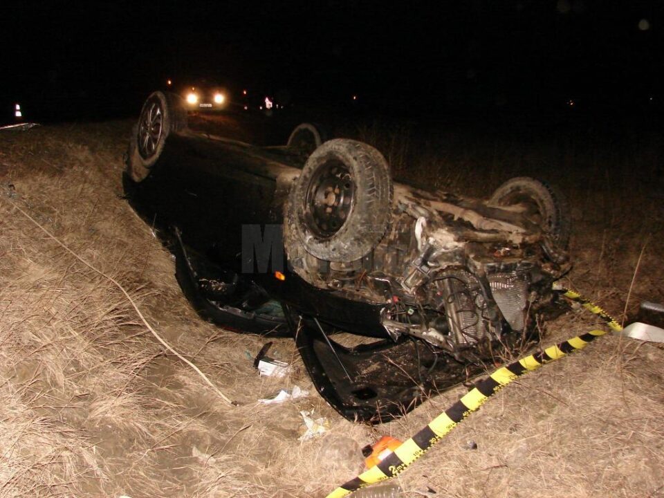 Mașina implicată în accident