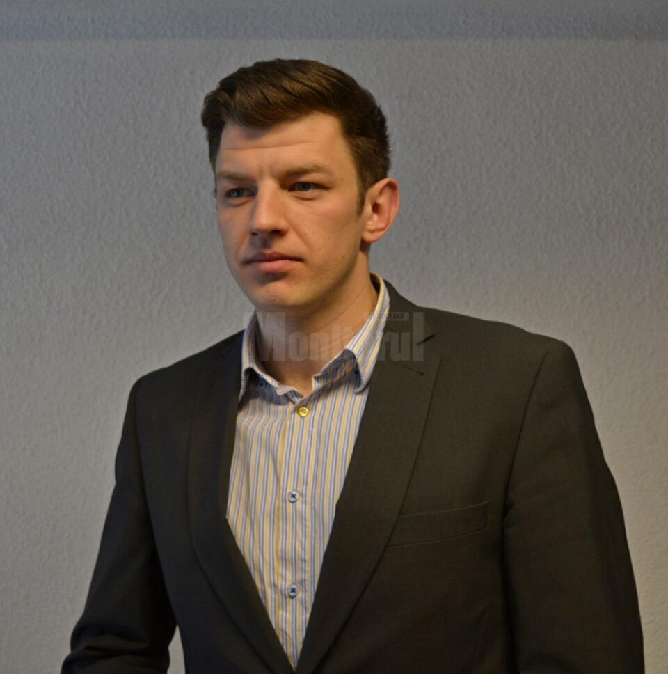 Subinspectorul Vlad Amarandei, ofițer de poliție judiciară în cadrul Serviciului Județean Anticorupție