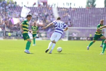 Dorin Semeghin a fost unul dintre cei mai activi jucători de pe teren în partida de la Timișoara, dar sâmbătă probabil va lipsi din teren sursă foto Emanuel Titus Iliesi