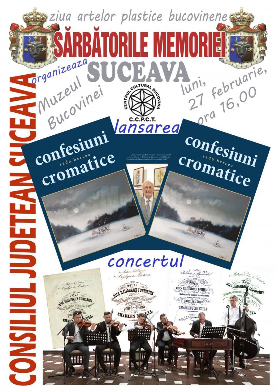 „Confesiuni cromatice”, la Muzeul Bucovinei