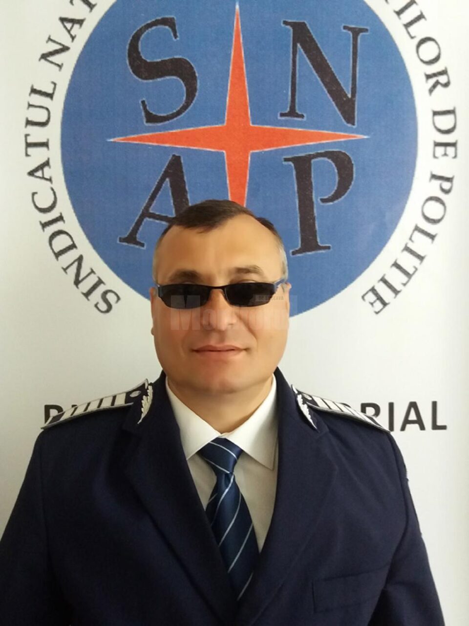 Vasile Grumăzescu, liderul Sindicatului Național al Agenților de Poliție (SNAP) Suceava