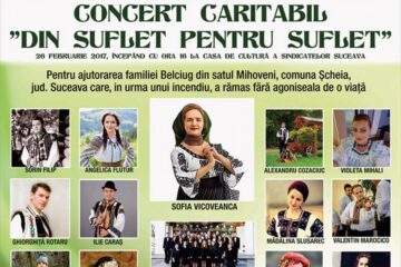 Zeci de artiști pe aceeași scenă pentru a ajuta o familie din Mihoveni care și-a pierdut toată agoniseala într-un incendiu