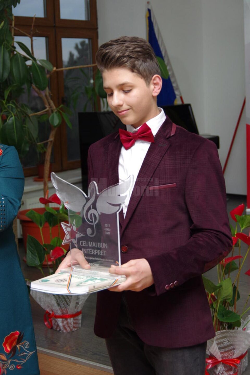 Premiul I și Trofeul Concursului de interpretare instrumentală „Cel mai bun interpret” au fost obținute de elevul Oliviu Daniel Bobu