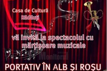 ,,Portativ în alb și roșu”, la Rădăuți