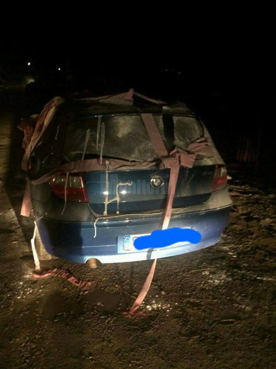 Halul în care a fost găsită mașina