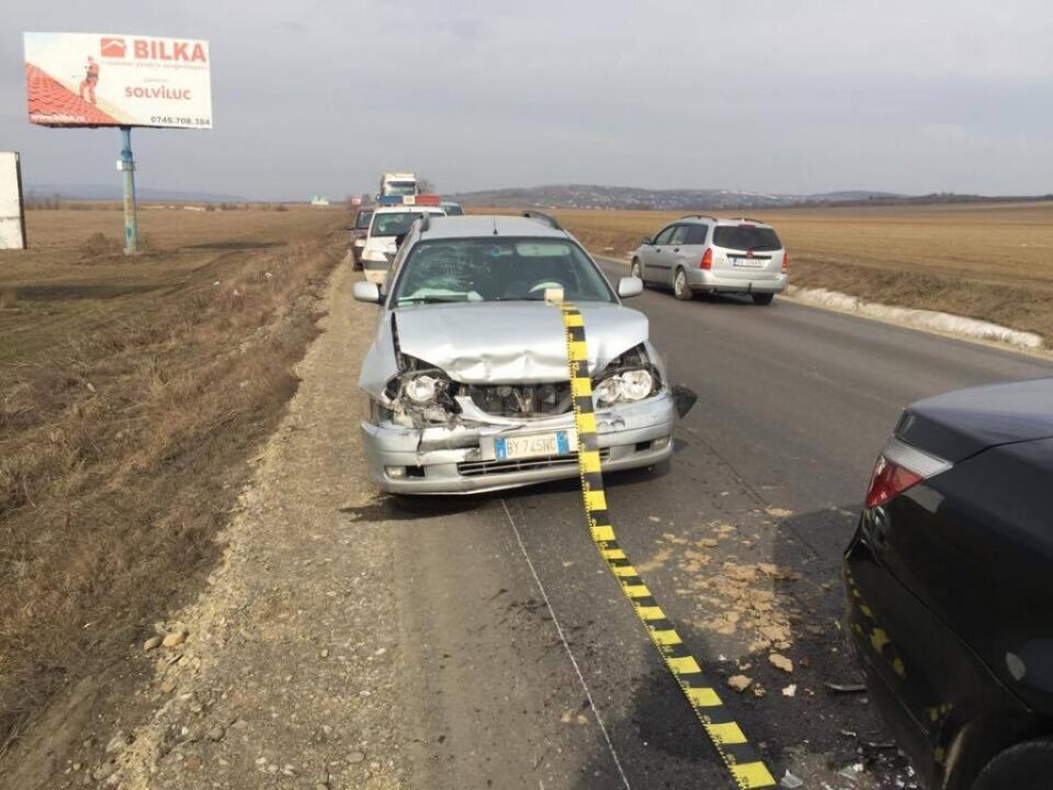 Mașina condusă de cetățeanul italian