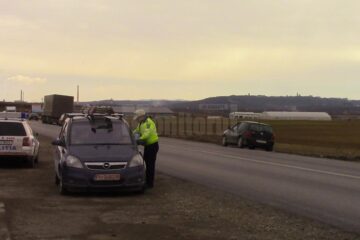 Au fost aplicate 461 de amenzi, din care peste 300 pentru depășirea limitelor de viteză
