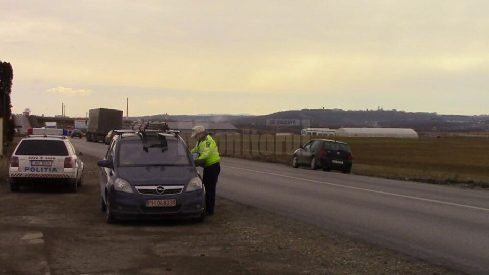 Au fost aplicate 461 de amenzi, din care peste 300 pentru depășirea limitelor de viteză