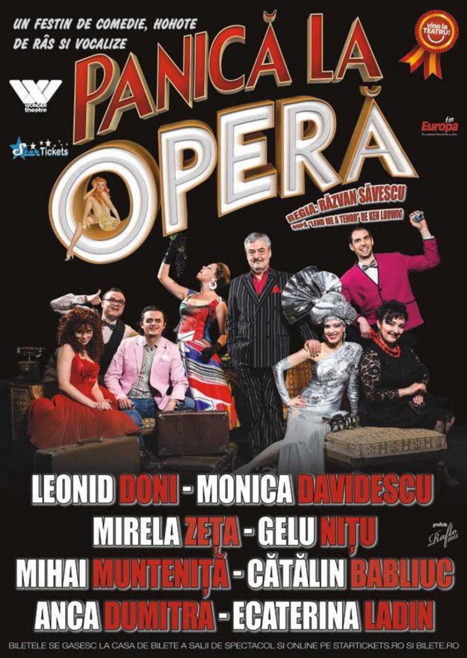 „Panică la Operă” și „Cazacii zburători”, la început de martie, pe scena Casei de Cultură Suceava