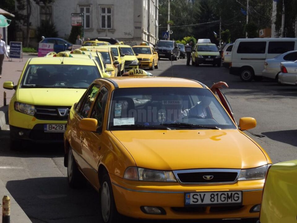 Primele majorări de tarife la taxi intră în vigoare de astăzi