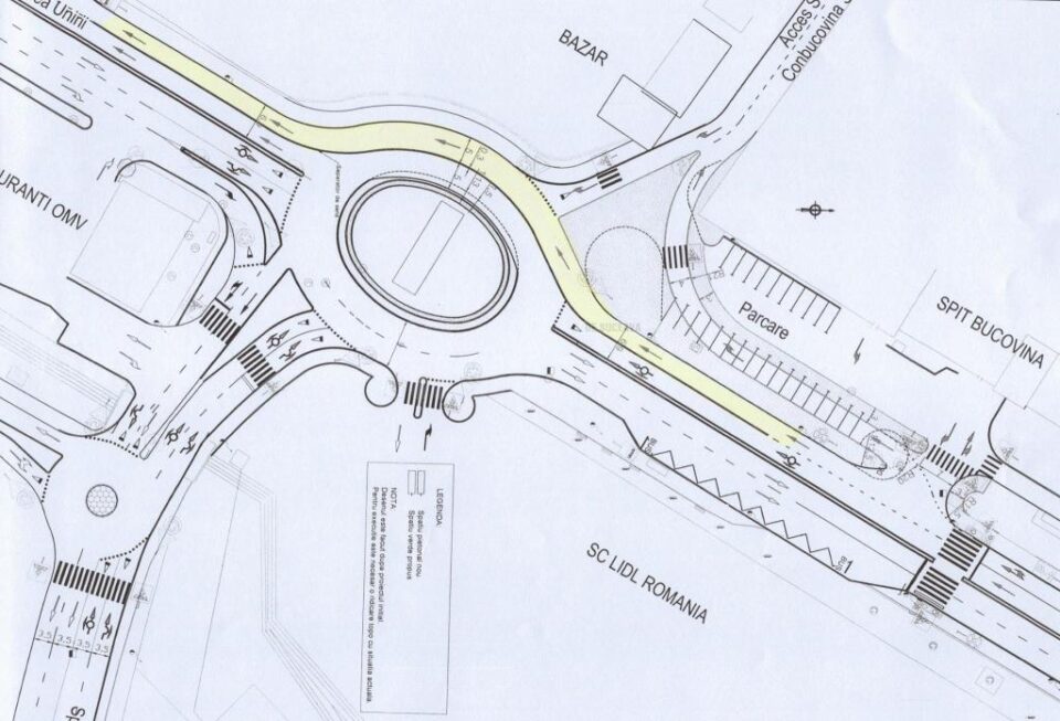 Măsuri pentru fluidizarea traficului pe Calea Unirii din municipiul Suceava