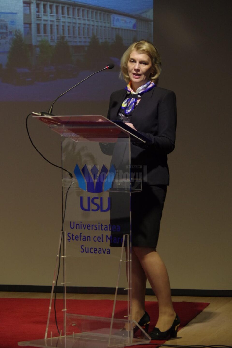 Prof. univ. dr. Rodica Mărioara Naghi, directorul Consiliului Studiilor Universitare de Doctorat din cadrul USV