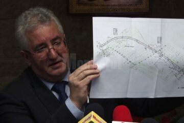 Primarul Ion Lungu a prezentat traseul rutei ocolitoare