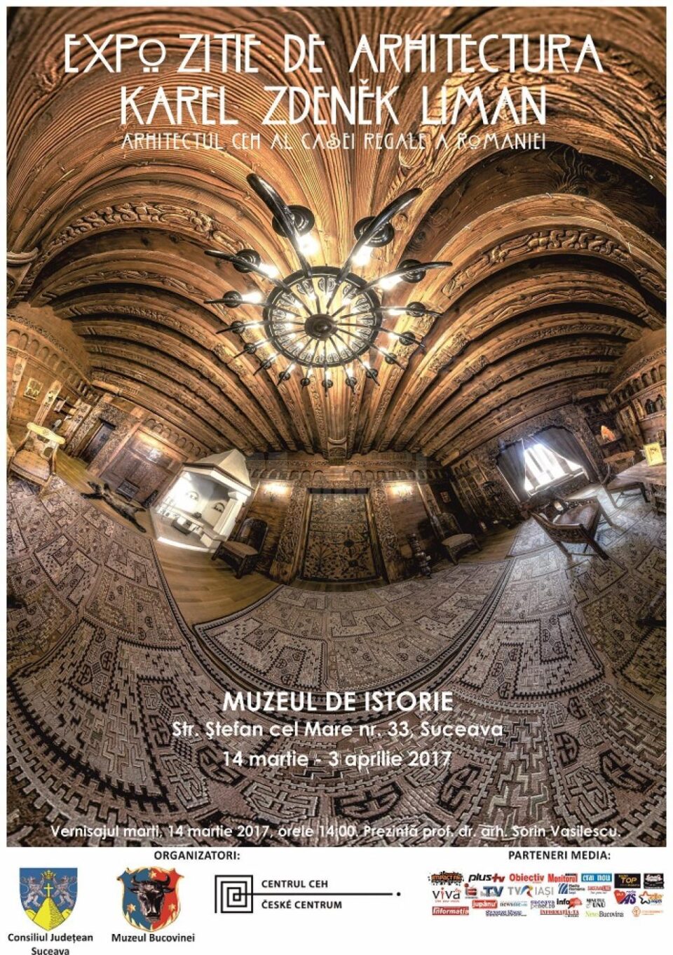 Vernisajul expoziției de fotografie Karel Zdenek Liman, arhitectul ceh al Casei Regale a României