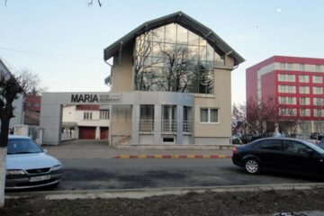 Hotelul „Maria” din centrul Rădăuțiului, locul unde a avut loc violul