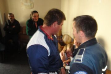 Gheorghe Ion Ciotău, în 2013, când fost dus la audieri la sediul Parchetului de pe lângă Judecătoria Suceava