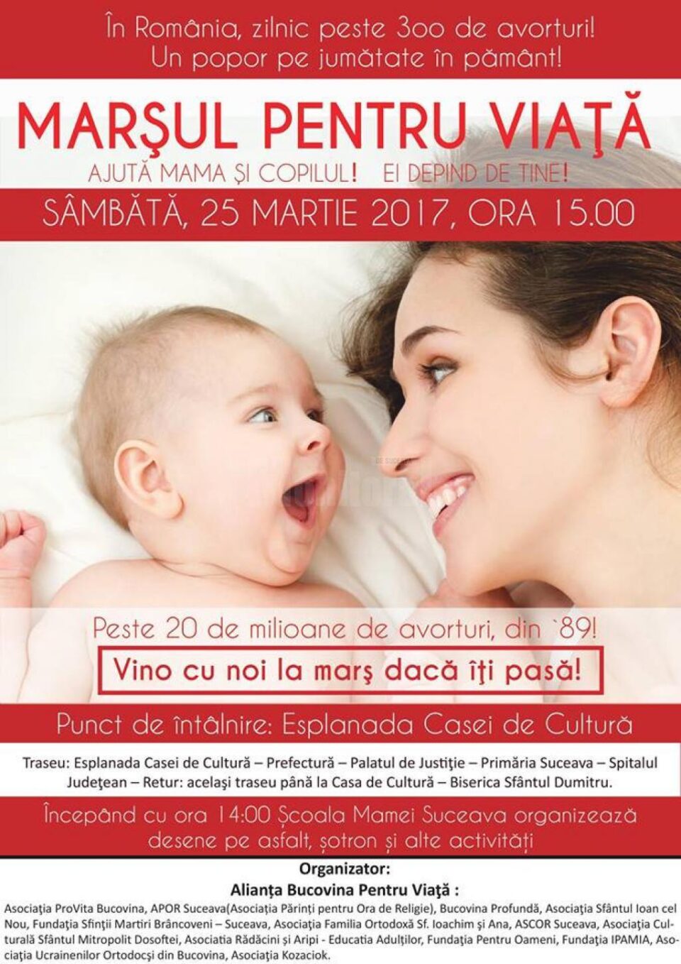 „Marșul pentru Viață”, la Suceava