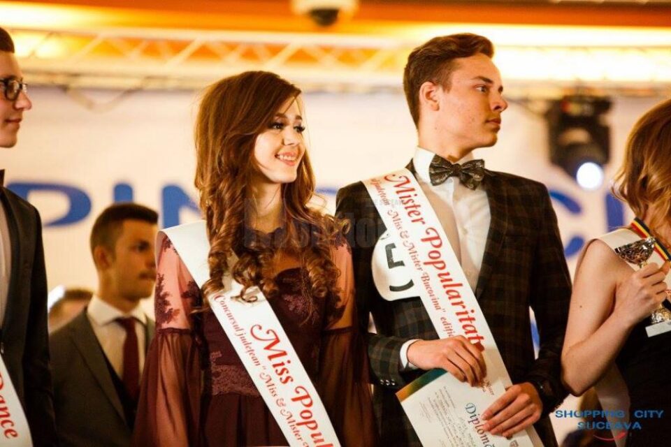 Miss și Mister Popularitate - Iustina Stanca și Casian Gabinat, Colegiul Național „Petru Rareș” Suceava