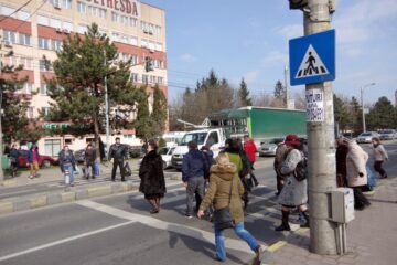 Trecerea de pietoni de la LIDL la Bethesda ar urma sa fie desfiintata si inlocuita cu o pasarelă aeriană