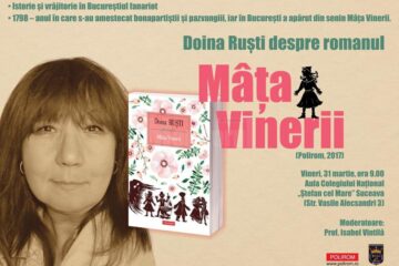 Scriitoarea Doina Ruști, la Colegiul Național „Ștefan cel Mare” Suceava