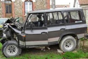 Aro implicat în accident. Imagine de arhivă