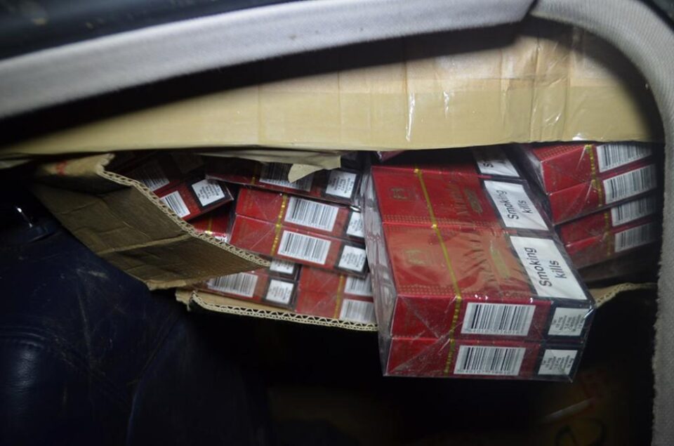 Țigările, în valoare de 4.200 lei, au fost ridicate în vederea confiscării