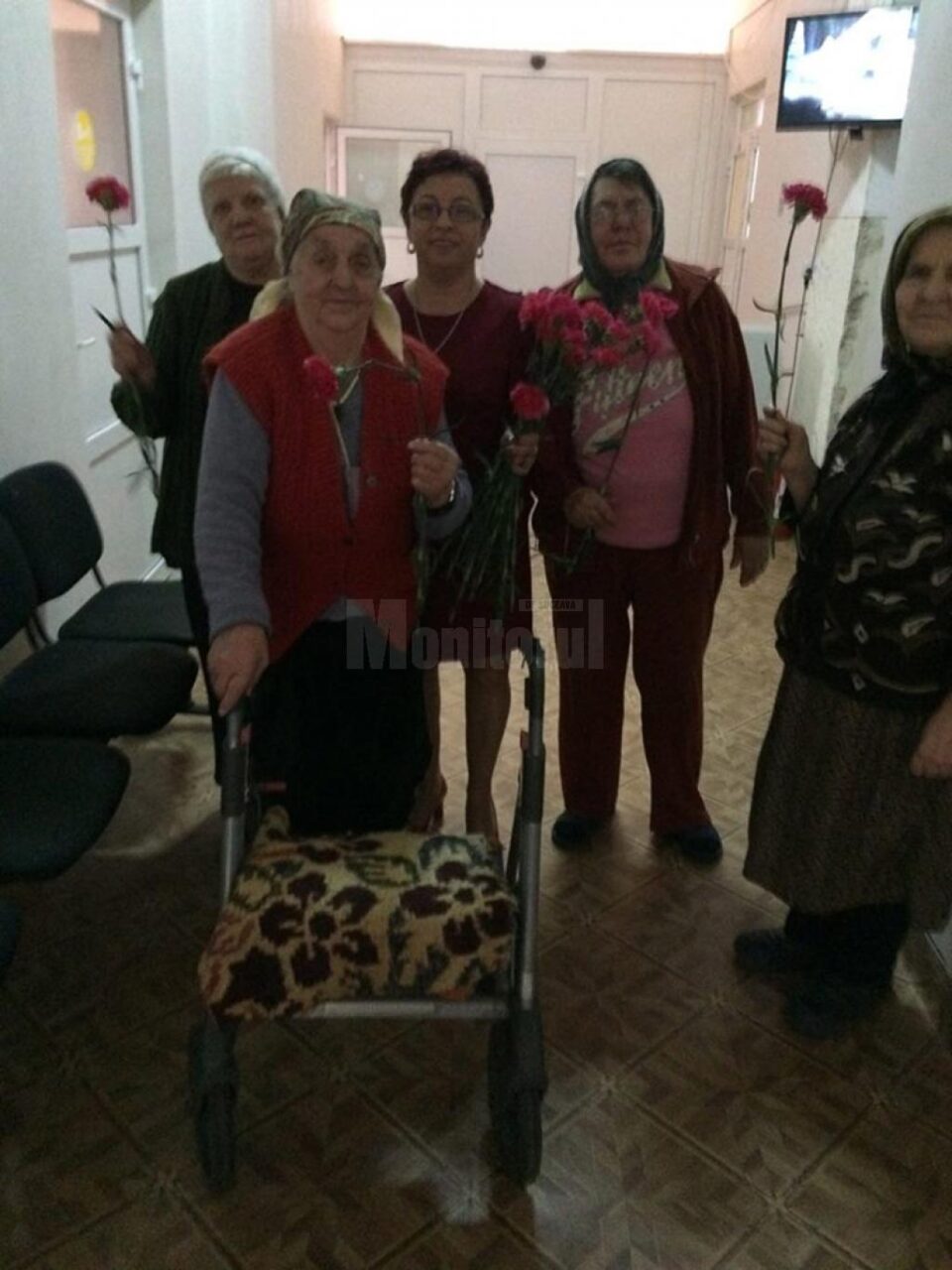 Beneficiari ai Căminului pentru Persoane Vârstnice Solca