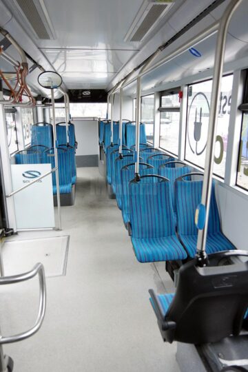 Călătorii gratuite cu cel mai nou model de autobuz electric, timp de zece zile