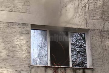 Incendiu produs de un scurtcircuit, într-un apartament din municipiul Rădăuți