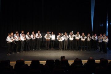 Formația de suflători – fanfară de la Clubul Copiilor din Câmpulung Moldovenesc