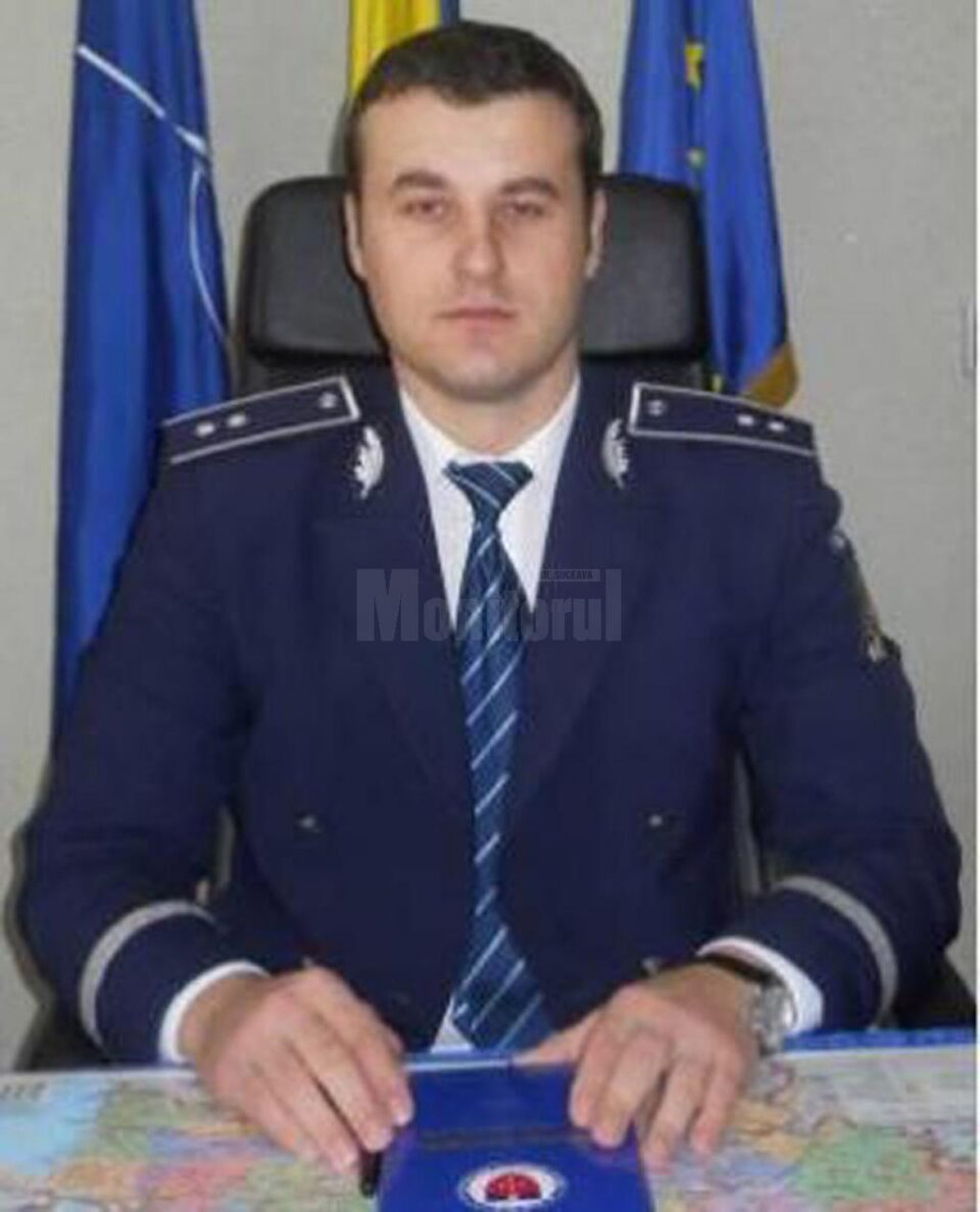 Subcomisarul Ionuț Adrian Ungurean, șeful Poliției municipiului Suceava