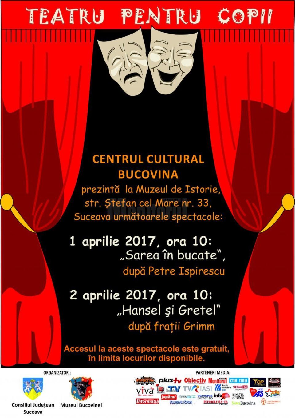 Teatru pentru copii, la Muzeul de Istorie