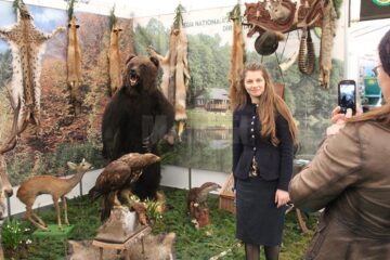 Standul cinegetic al Direcției Silvice Suceava, unul dintre principalele elemente de atracție la Agro Expo Bucovina