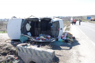Mașina implicată în accident