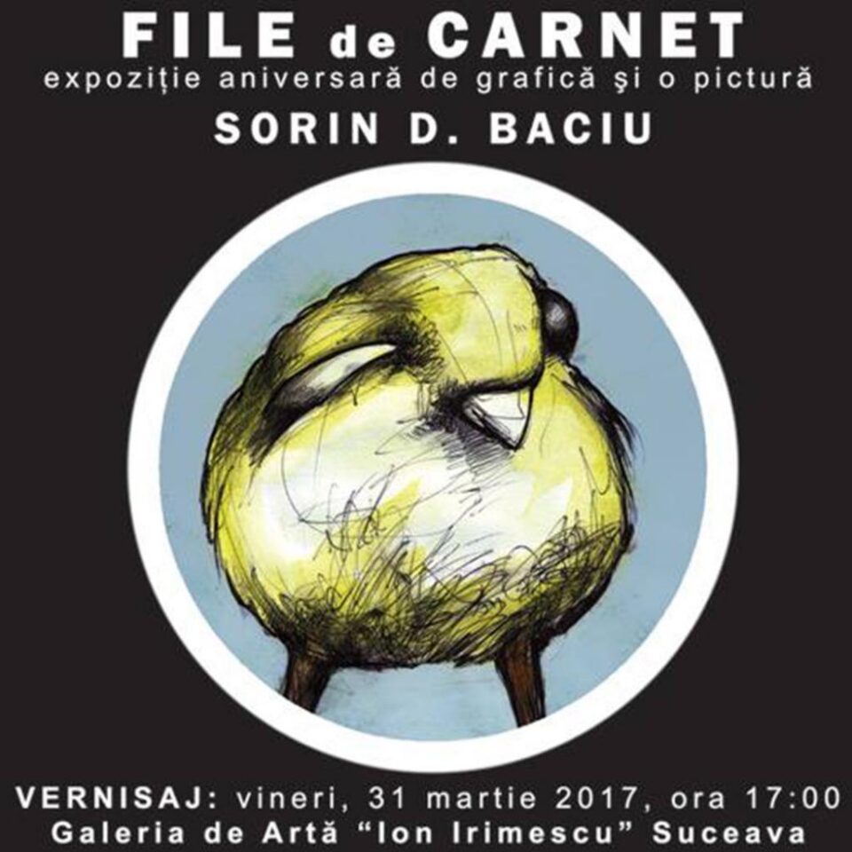 „File de carnet”, la Galeria de Artă „Ion Irimescu” Suceava