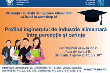 Profilul inginerului în industria alimentară, dezbătut la Universitatea din Suceava