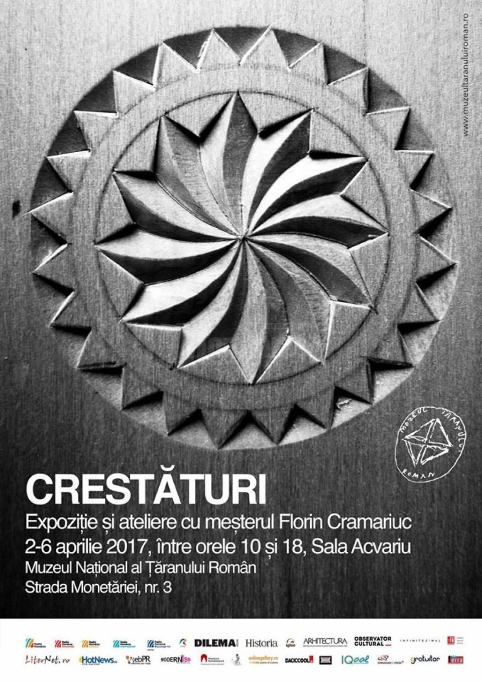 „Crestăturile” lui Florin Cramariuc, la Muzeul Național al Țăranului Român