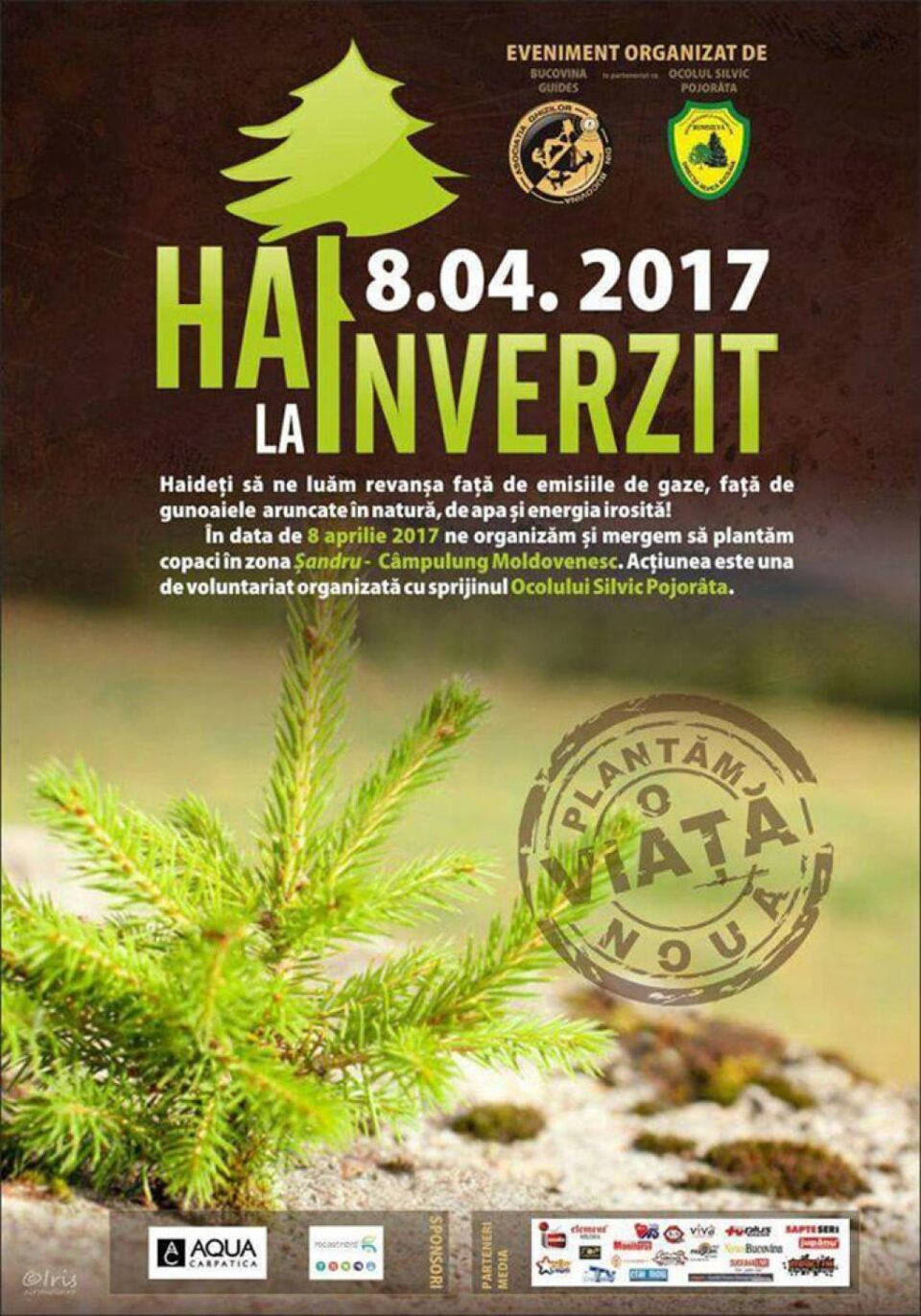 Campania de împădurire „Hai la înverzit!”, la a șaptea ediție