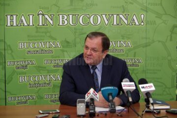 Gheorghe Flutur va ciocni ouă cu sucevenii în parcul din fața Palatului Administrativ din municipiul reședință de județ