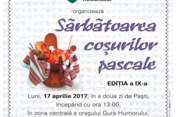 Sărbătoarea coșurilor pascale, la Gura Humorului