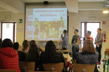 Elevi suceveni implicați într-un proiect de învățare prin cooperare europeană, desfășurat recent în Italia