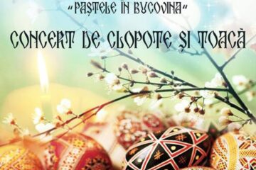 Concert de clopote și toacă, în Parcul Central din municipiul Suceava